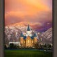 Provo City Center Temple - Colored Sky