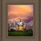 Provo City Center Temple - Colored Sky
