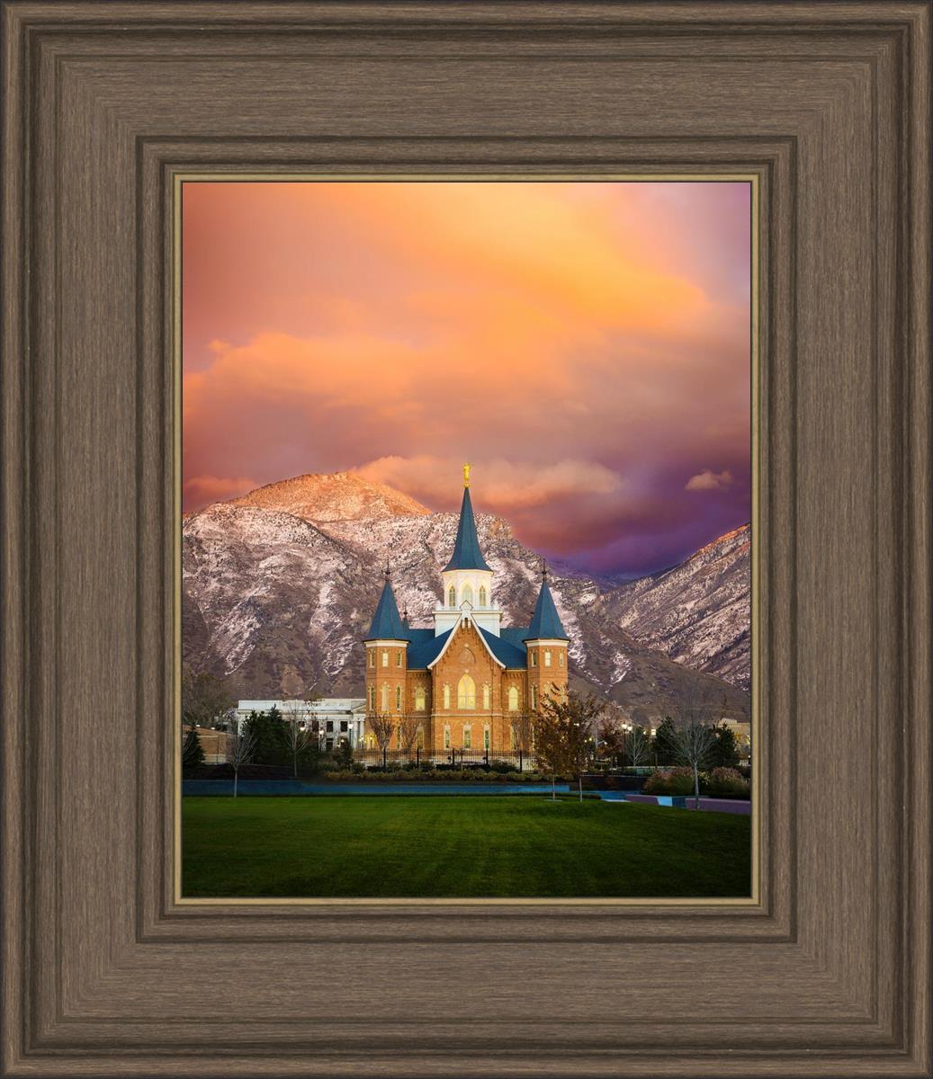 Provo City Center Temple - Colored Sky