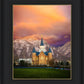 Provo City Center Temple - Colored Sky