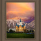 Provo City Center Temple - Colored Sky