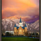 Provo City Center Temple - Colored Sky