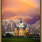 Provo City Center Temple - Colored Sky