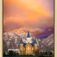 Provo City Center Temple - Colored Sky
