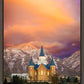 Provo City Center Temple - Colored Sky