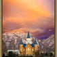 Provo City Center Temple - Colored Sky