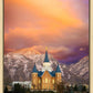 Provo City Center Temple - Colored Sky