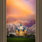Provo City Center Temple - Colored Sky