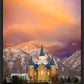 Provo City Center Temple - Colored Sky