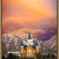 Provo City Center Temple - Colored Sky