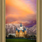 Provo City Center Temple - Colored Sky