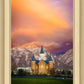 Provo City Center Temple - Colored Sky