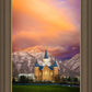 Provo City Center Temple - Colored Sky