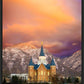 Provo City Center Temple - Colored Sky