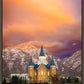 Provo City Center Temple - Colored Sky