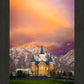 Provo City Center Temple - Colored Sky