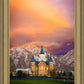 Provo City Center Temple - Colored Sky