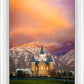 Provo City Center Temple - Colored Sky