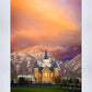 Provo City Center Temple - Colored Sky