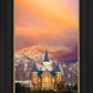 Provo City Center Temple - Colored Sky
