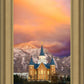 Provo City Center Temple - Colored Sky