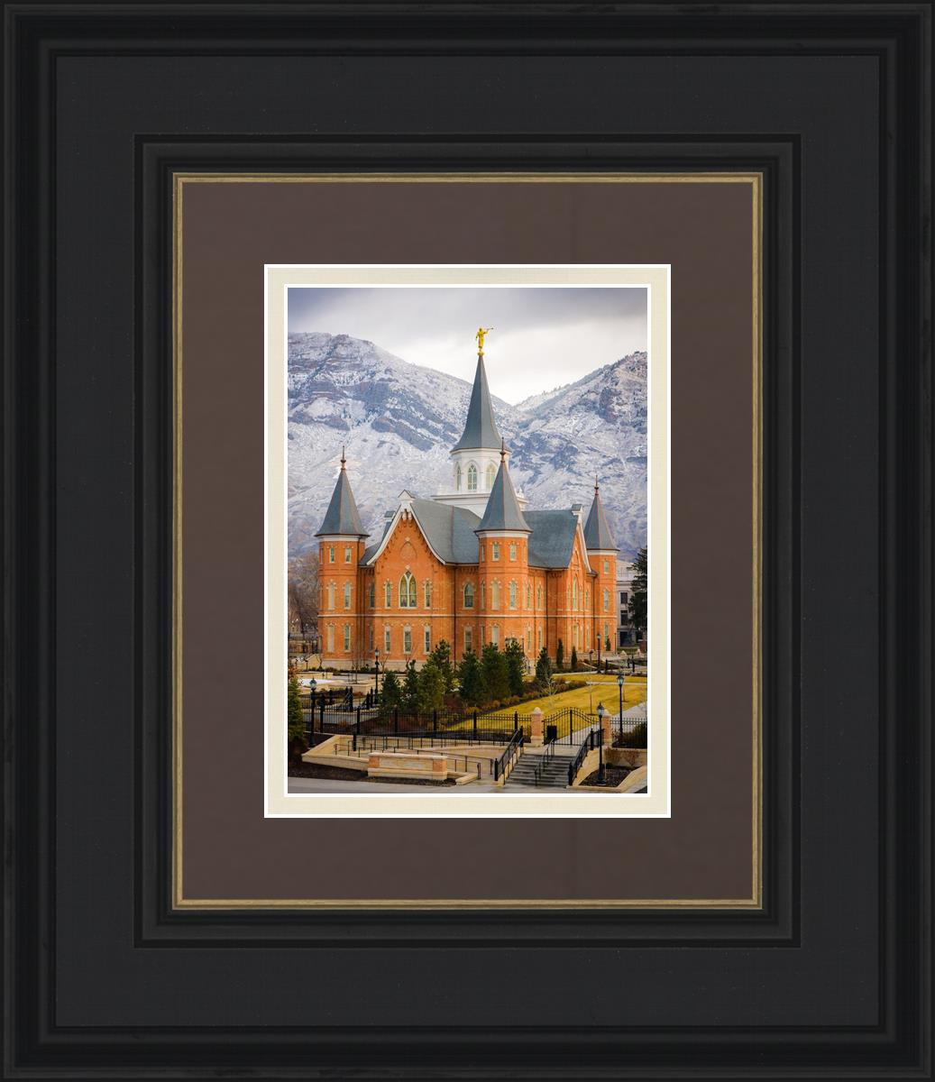 Provo City Center Temple - Snowy Mountains