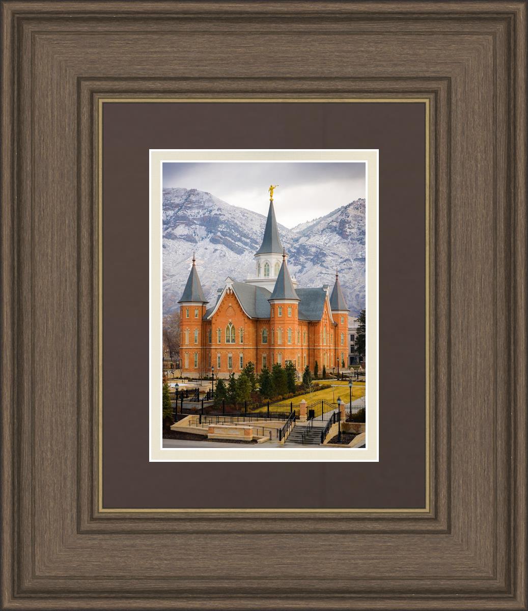 Provo City Center Temple - Snowy Mountains