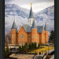 Provo City Center Temple - Snowy Mountains