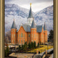Provo City Center Temple - Snowy Mountains