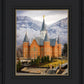 Provo City Center Temple - Snowy Mountains