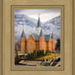 Provo City Center Temple - Snowy Mountains