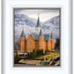 Provo City Center Temple - Snowy Mountains