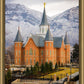 Provo City Center Temple - Snowy Mountains