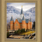 Provo City Center Temple - Snowy Mountains