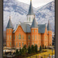 Provo City Center Temple - Snowy Mountains