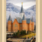 Provo City Center Temple - Snowy Mountains