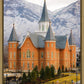 Provo City Center Temple - Snowy Mountains
