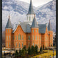 Provo City Center Temple - Snowy Mountains