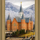Provo City Center Temple - Snowy Mountains
