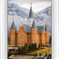 Provo City Center Temple - Snowy Mountains