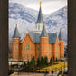 Provo City Center Temple - Snowy Mountains