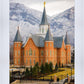 Provo City Center Temple - Snowy Mountains
