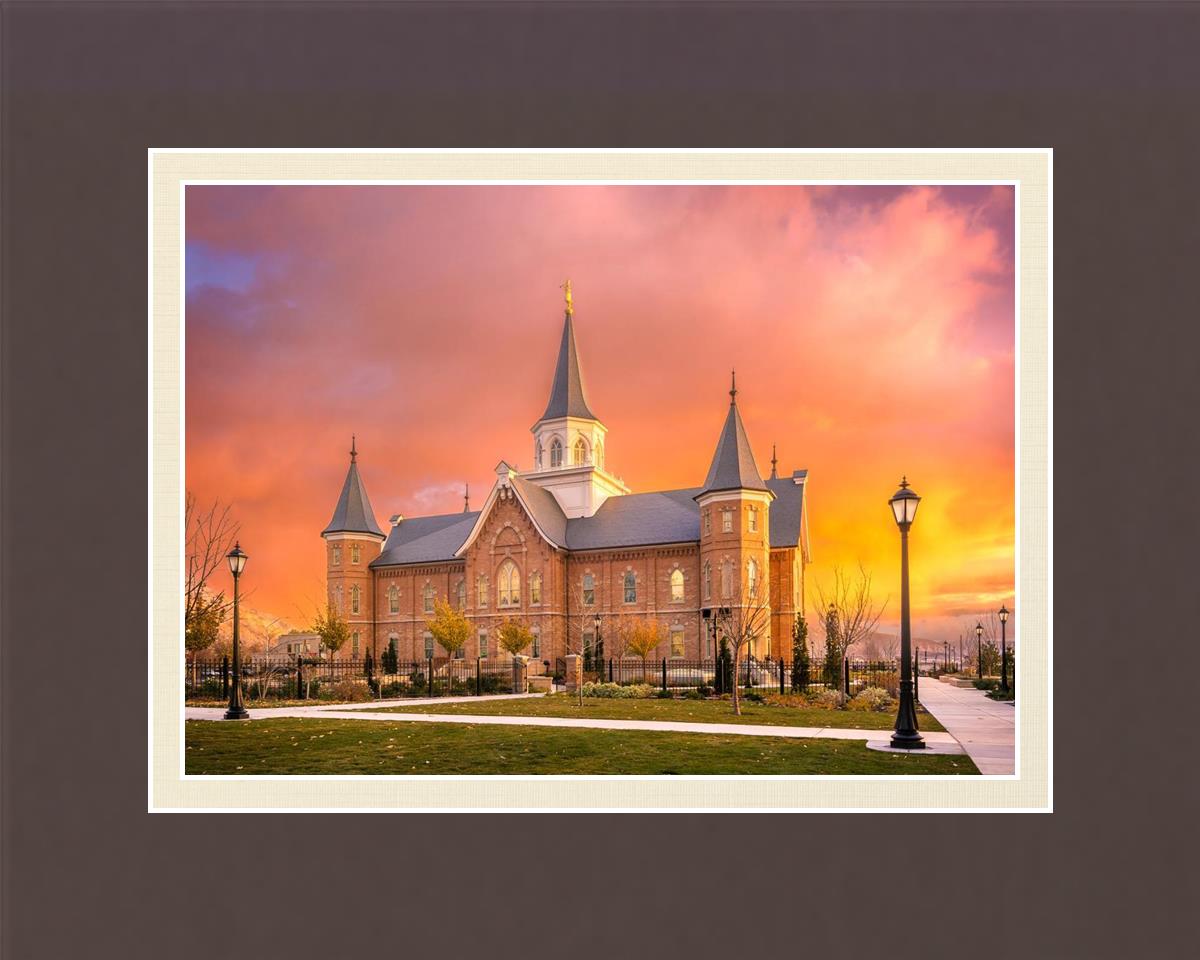 Provo City Center Temple - Fall Sunset