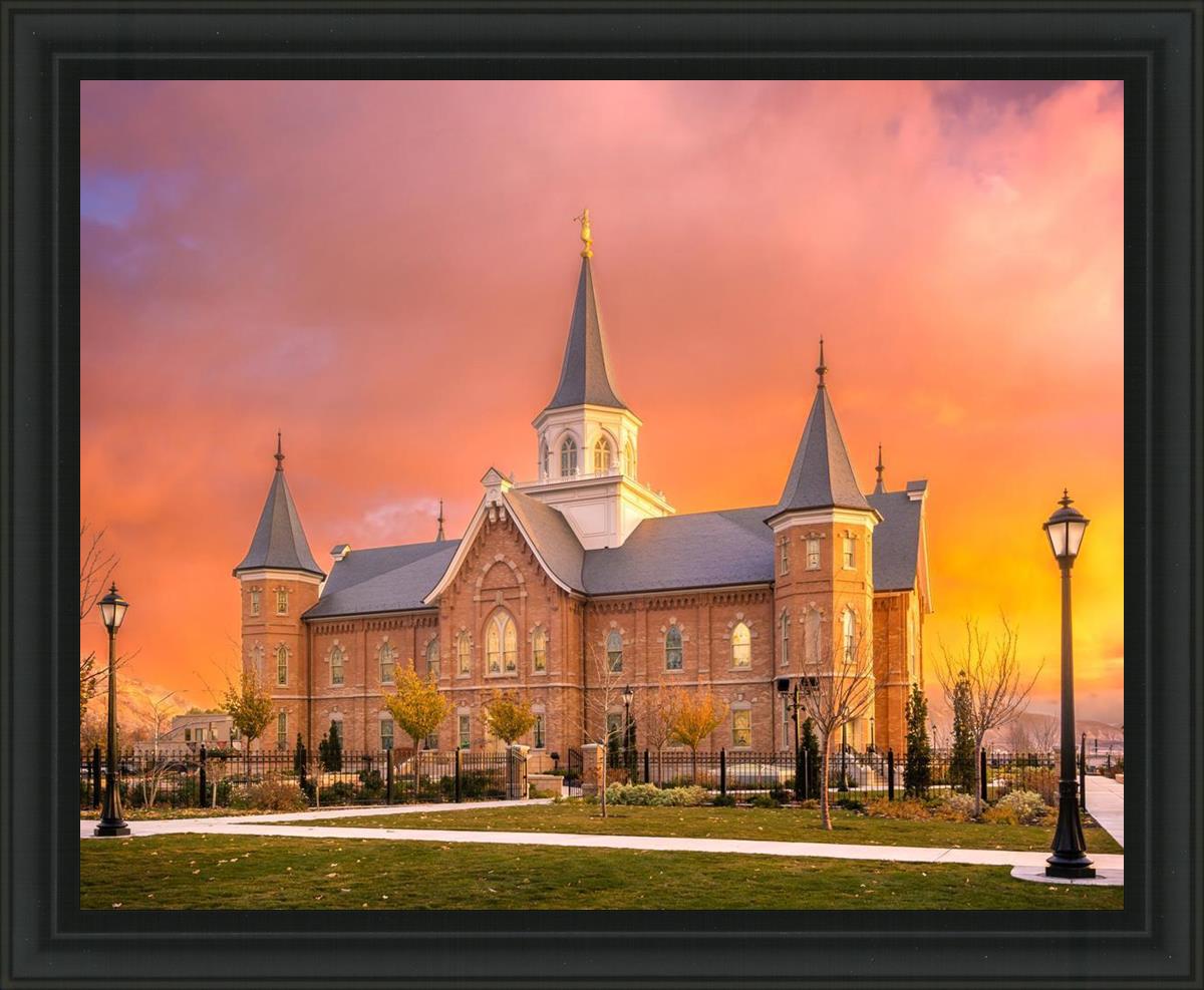 Provo City Center Temple - Fall Sunset