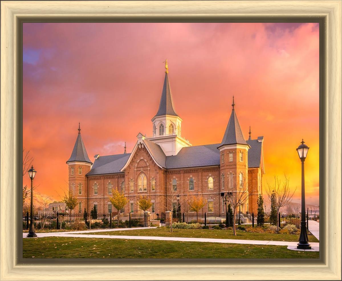 Provo City Center Temple - Fall Sunset