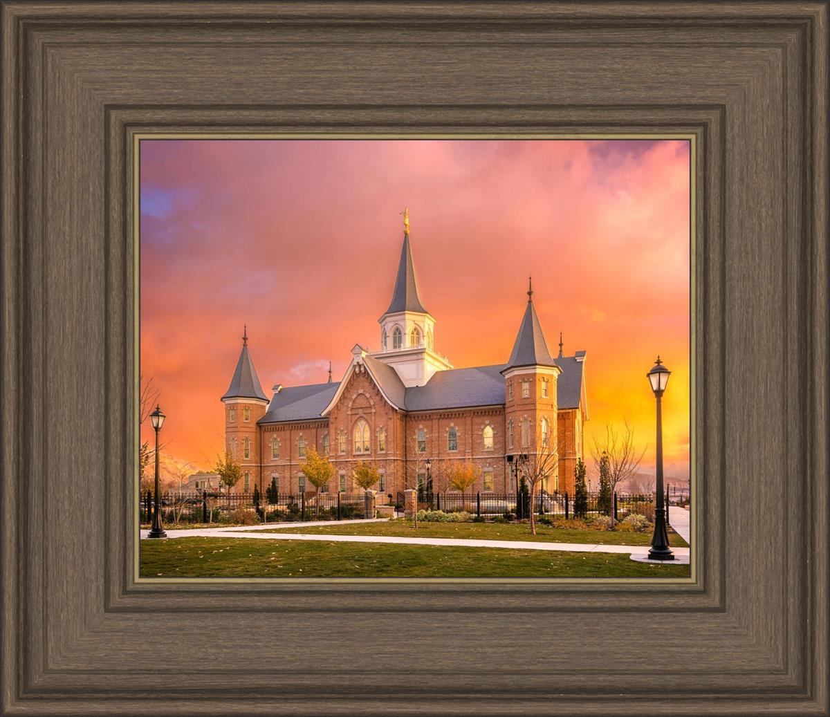 Provo City Center Temple - Fall Sunset