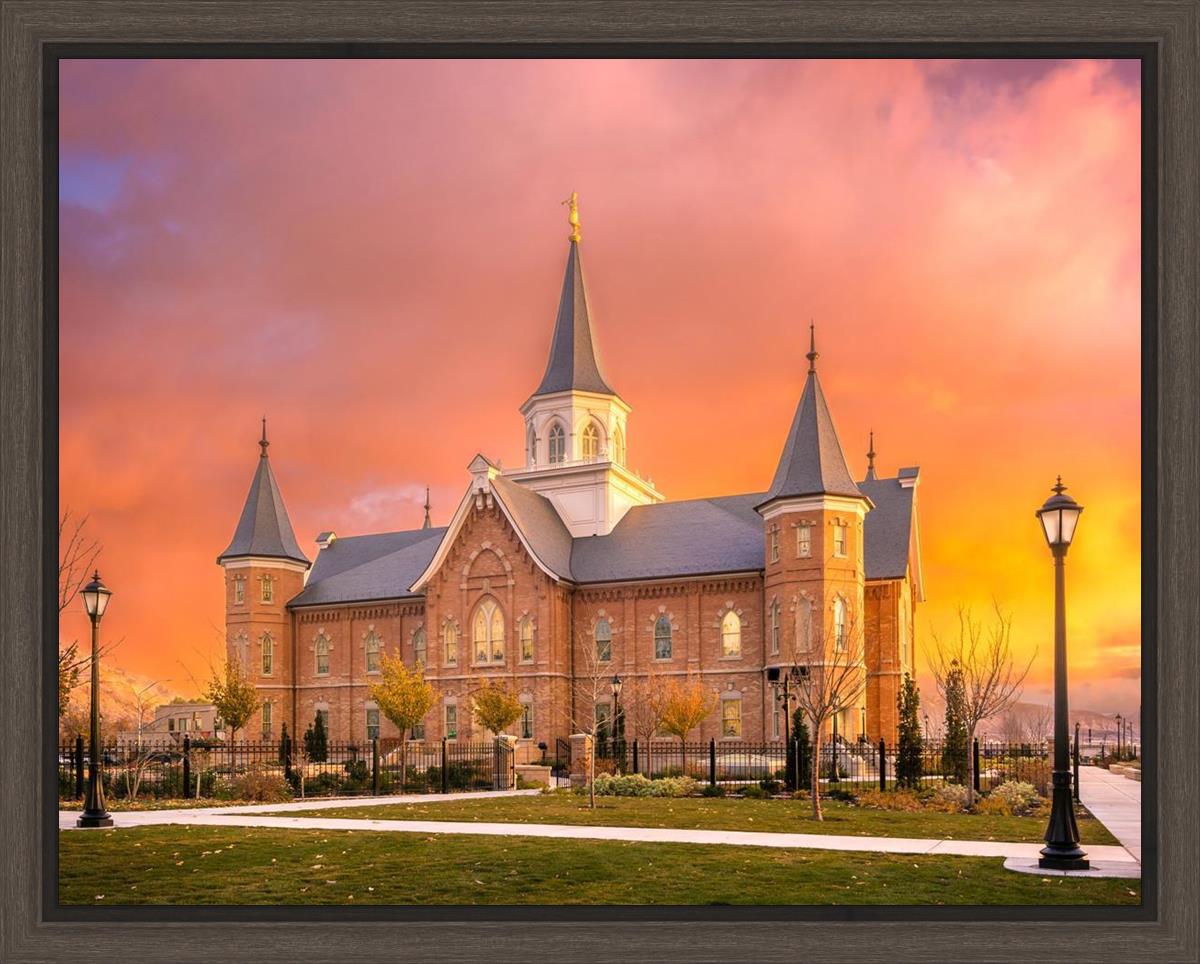Provo City Center Temple - Fall Sunset