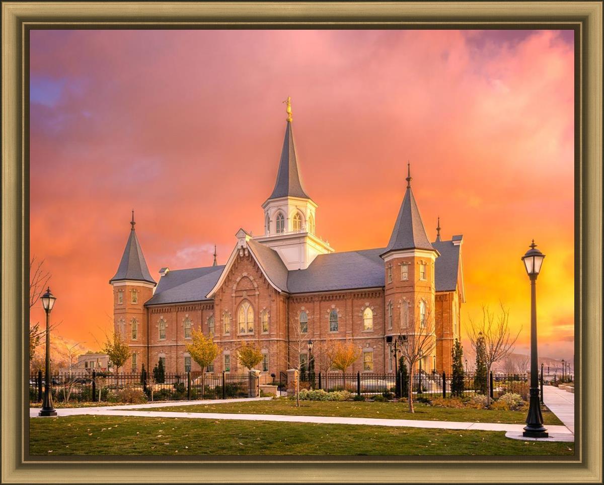 Provo City Center Temple - Fall Sunset