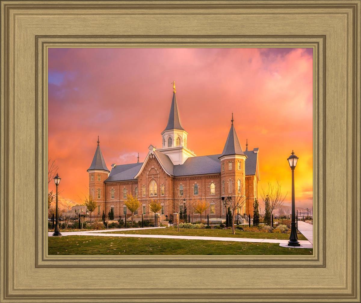 Provo City Center Temple - Fall Sunset