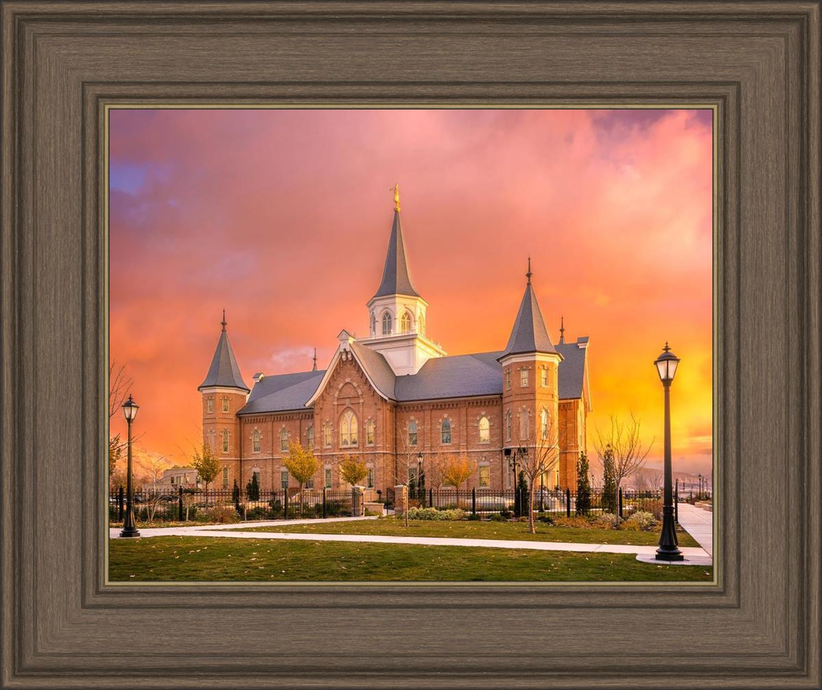 Provo City Center Temple - Fall Sunset